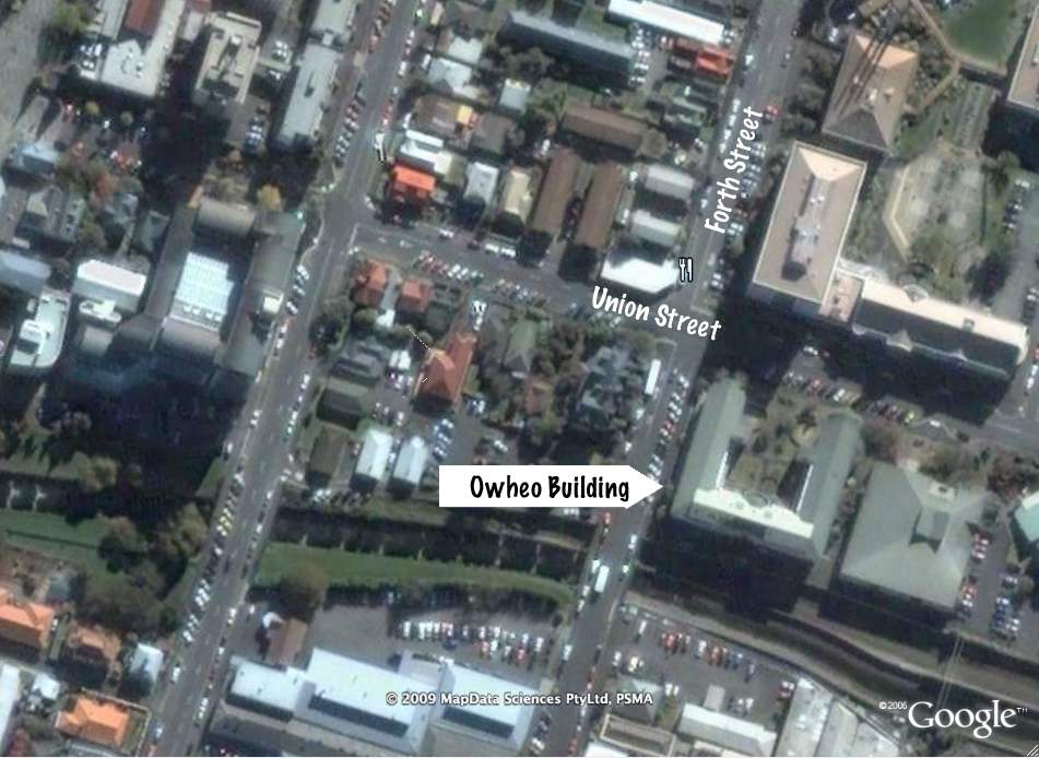 Map of location of the department