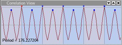 Correlation view