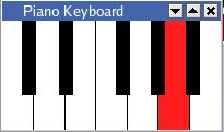 2D Piano Keyboard